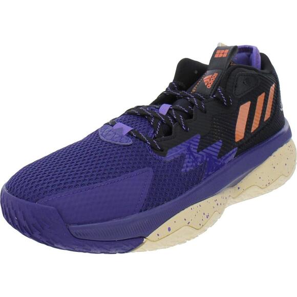 adidas unisex -adult Dame 8 Shoes purple sneakers new - Picture 8 of 8